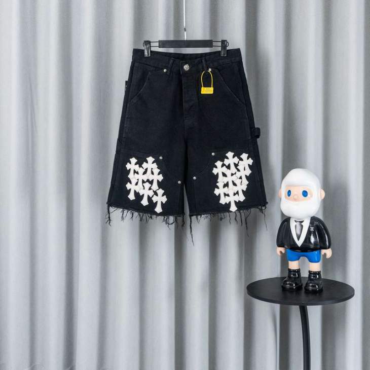 Picture of Chrome Hearts Jeans Short _SKUChromeHeartsS-XLaztx578854
